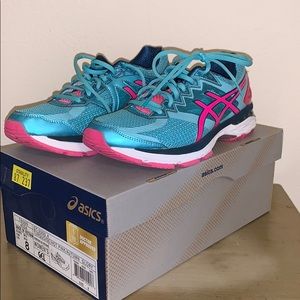 NEW Asics GT-2000 turquoise and hot pink w/ box